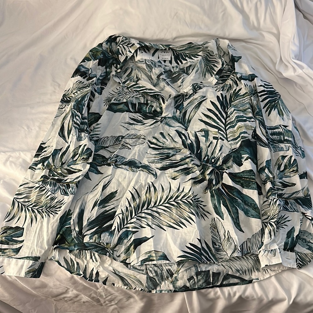 Zara Greenery shirt